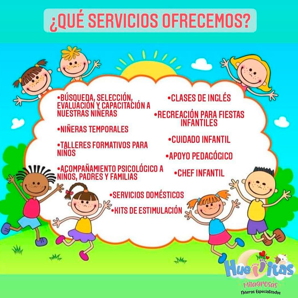 HUELLITAS MILAGROSAS NIÑERAS ESPECIALIZAS